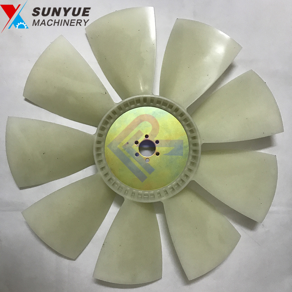 Construction Machinery Parts Engine Cooling Fan blade for Excavator Doosan DH225-9 DX260 DX300