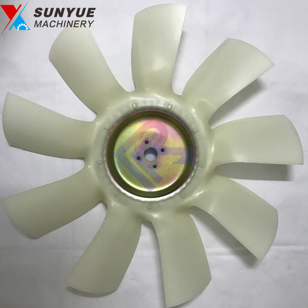 Construction Machinery Parts Engine Cooling Fan blade for excavator Doosan DH258-7