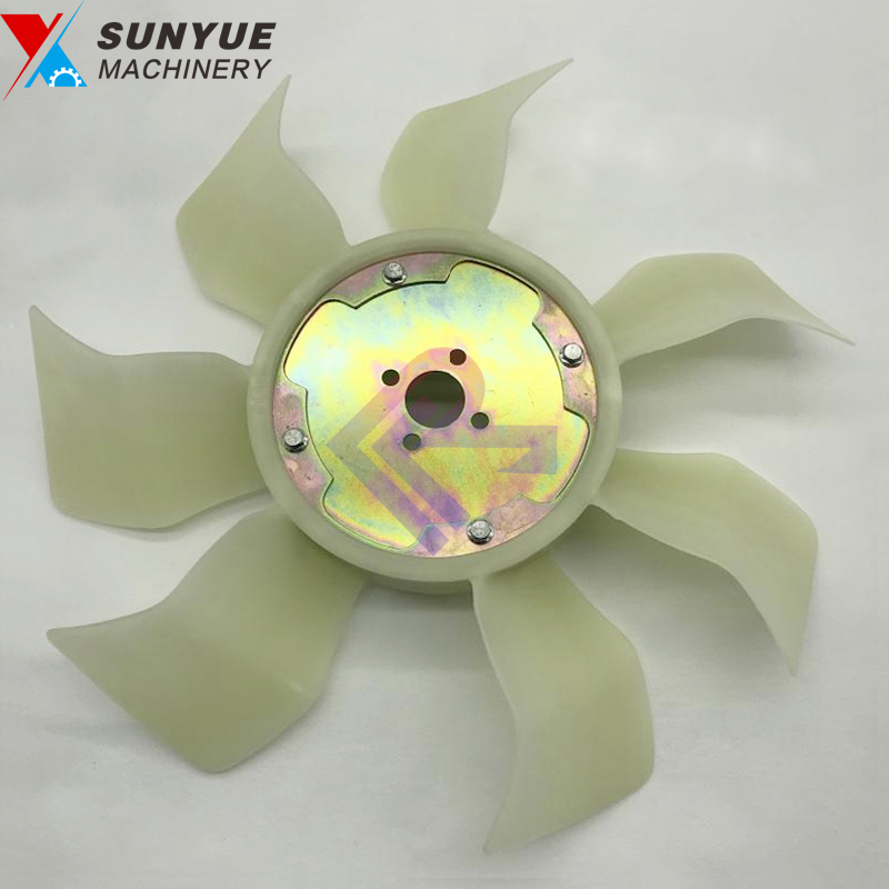 V3300 V3800 Engine Cooling Fan blade for Kubota Parts