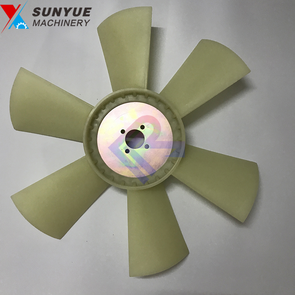 H07CT Engine Cooling Fan blade for Excavator Spare Parts Hitachi EX220-5