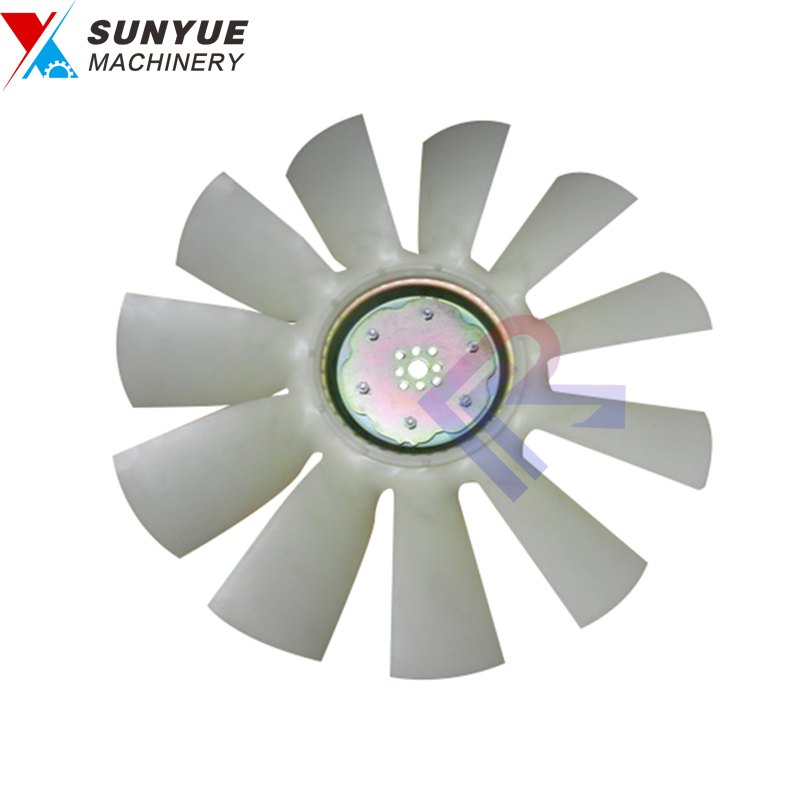 Construction Machinery Parts Engine Cooling Fan blade for Excavator Hyundai R335-7