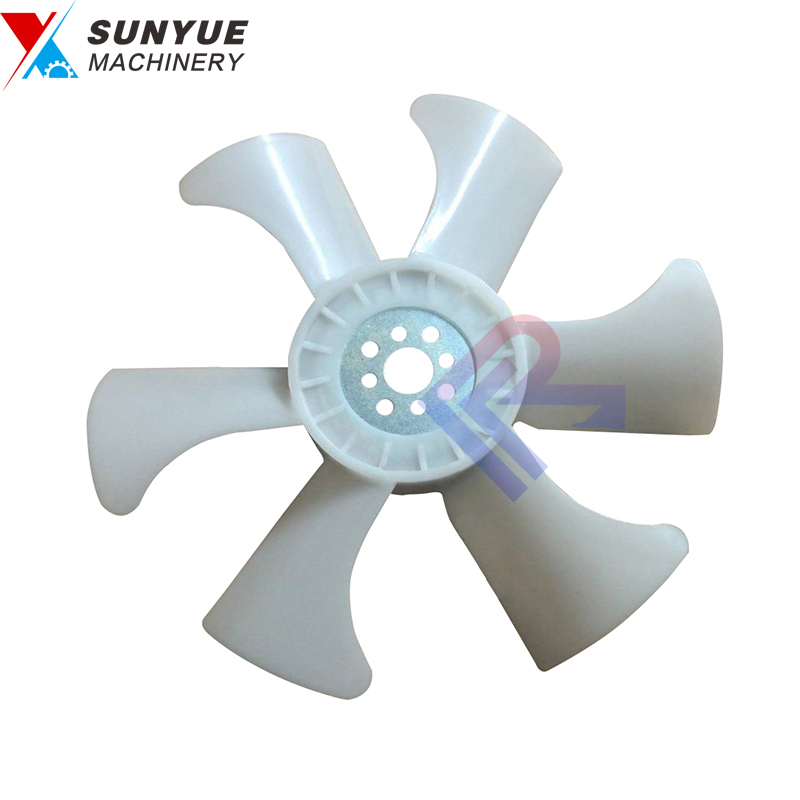 Construction Machinery Parts 6BB1 Engine Cooling Fan blade Out