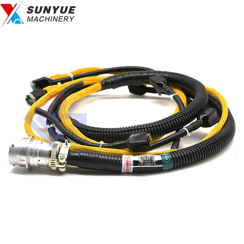 PC400-7 SAA6D125E Engine Injector Wiring Harness for Komatsu parts excavator 6156-81-9211