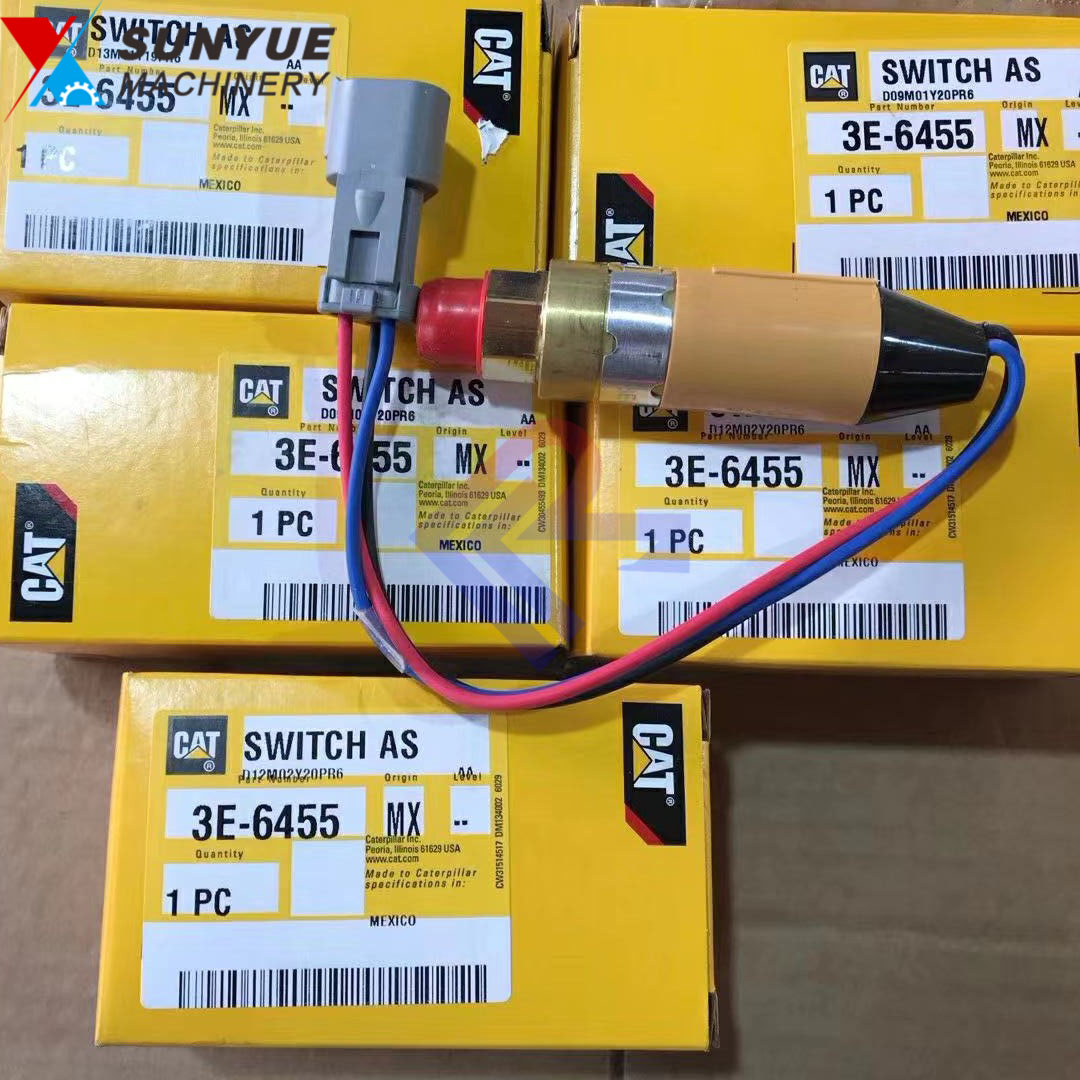 CAT 320B 322B 322C 325B 330 330B 330C 345B 69D 824G 825G 918F 928F 950G AD40 AD45 Oil Pressure Switch for excavator Caterpillar 3E-6455 3E6455