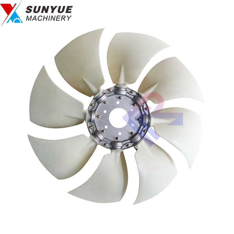 VOE14607676 VOE14624895 Excavator Volvo EC340D EC380D EC480D Engine Cooling Fan Blade 14607676 14624895