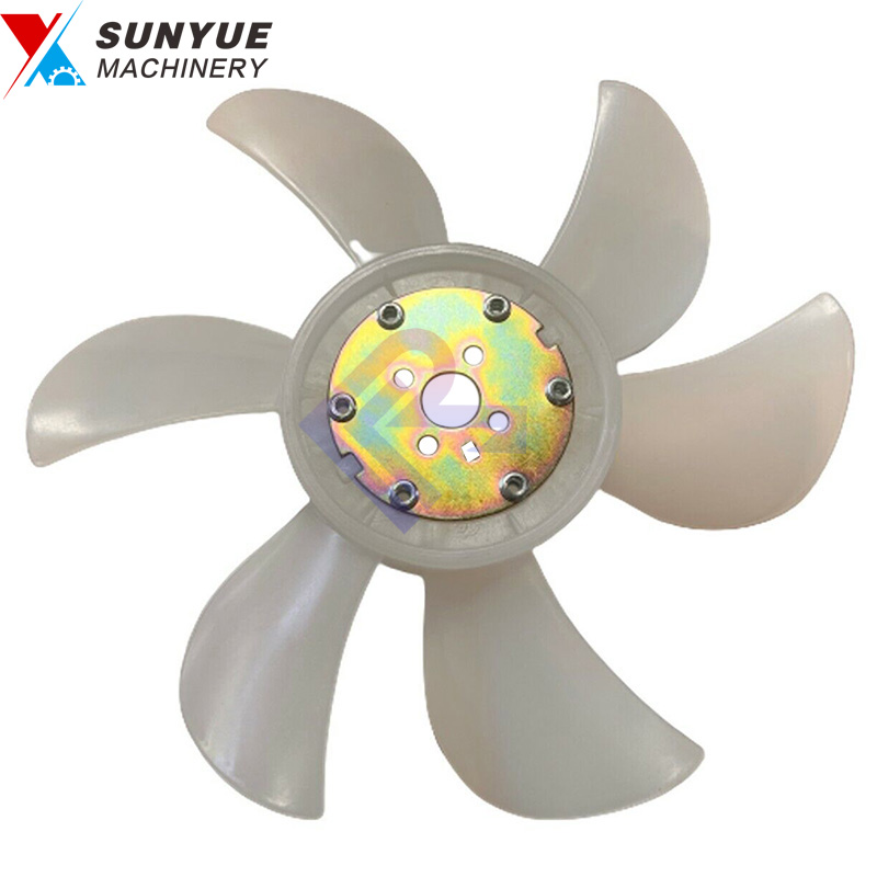 Construction Machinery Spare Parts Yanmar Komatsu 4D92 4D94-2 4D94 Engine Cooling Fan Blade YM 129900-44700