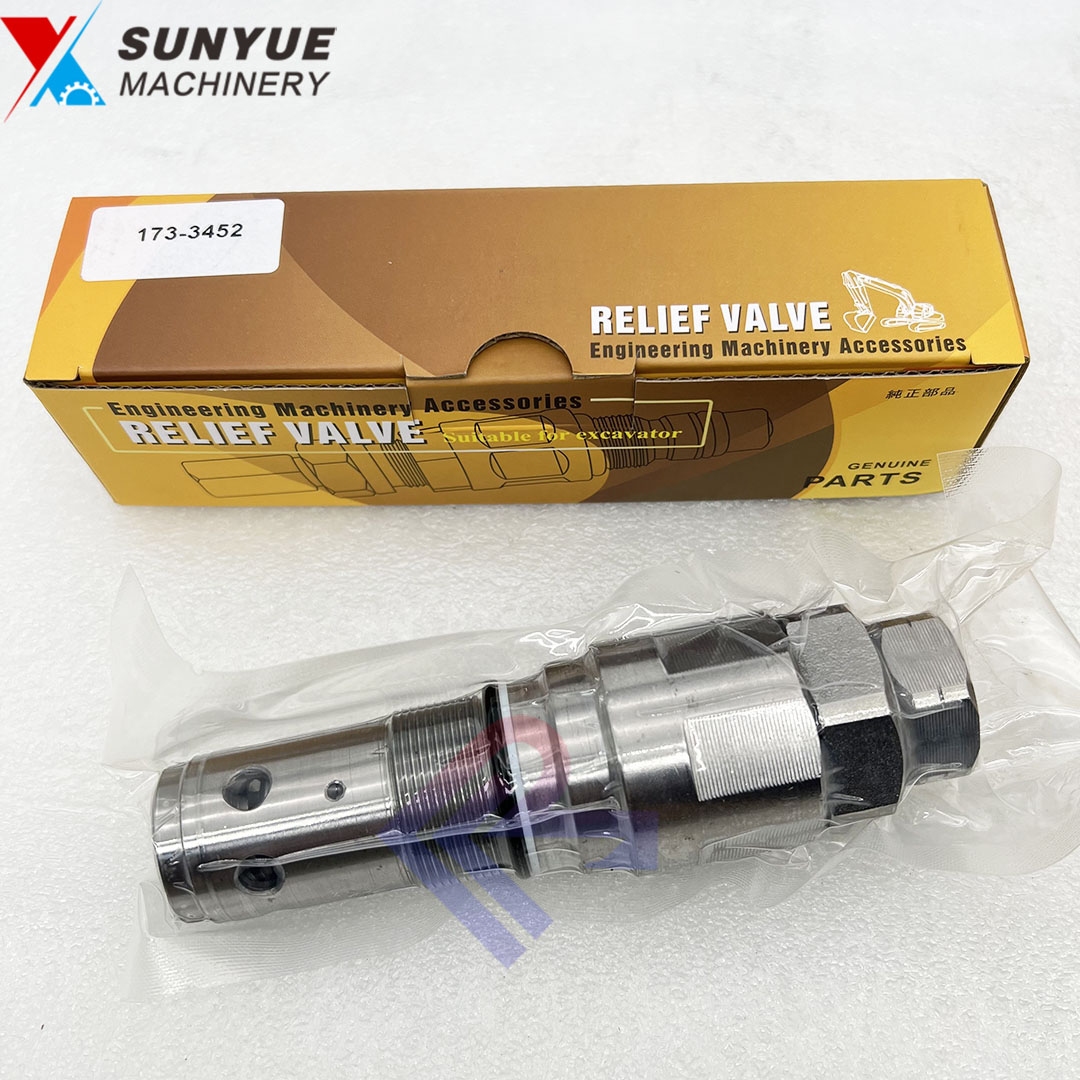 Caterpillar CAT 320C 320D 323D 320D2 320GC 320D3 323D3 Relief Valve For Excavator Accessories 173-3452 1733452