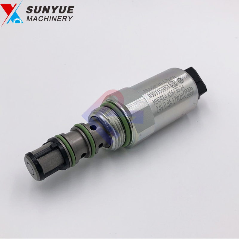 Rexroth Control Pump Solenoid Valve For Doosan DX340LC DX480LC MHDRE4K16/30-024 R901155051 410116-00395 K9001933