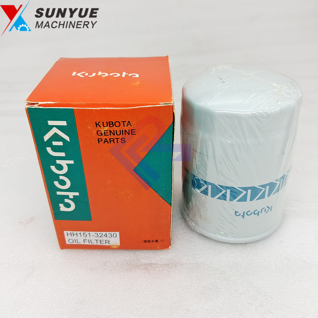 KX033 KX121 KX161 U45 R520 R520S Oil Filter For Kubota Excavator Loader HH151-32430 HH15132430