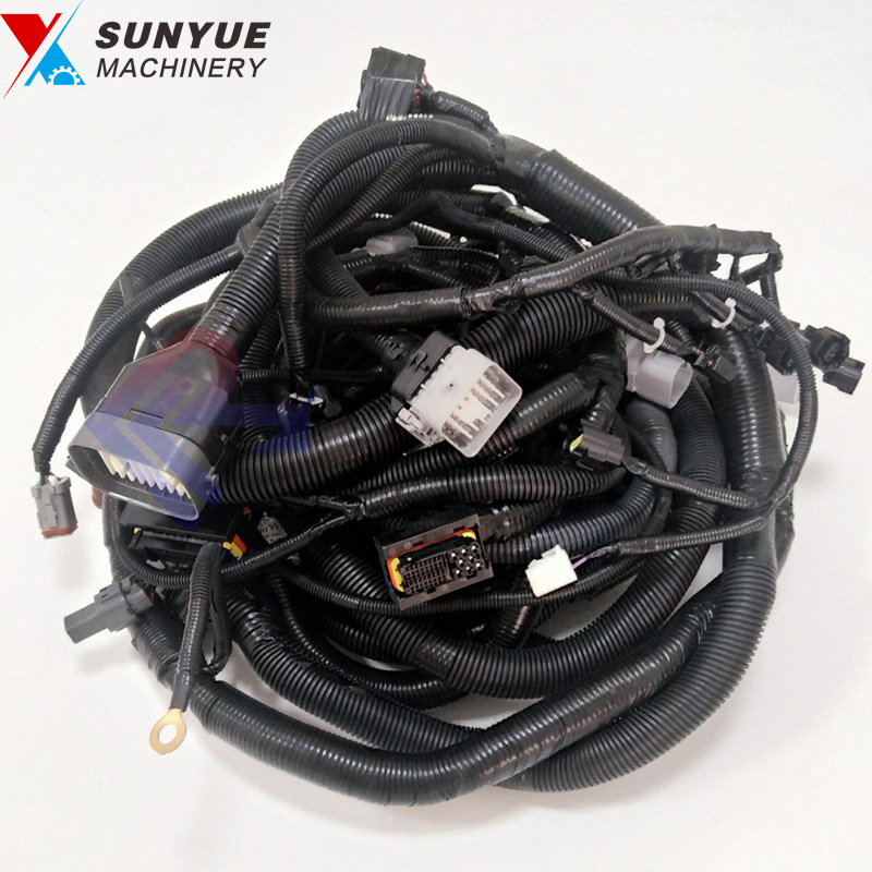 6WG1 External Wiring Harness 0005513 0005470 Engine Wire Harness For Isuzu