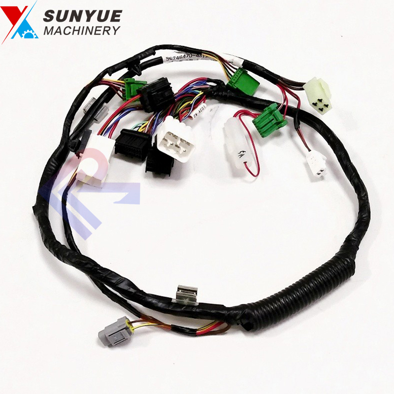 PC200-8 PC400-8 Air Conditioner Evaporation Box Wire Harness For Komatsu SG246470-4312