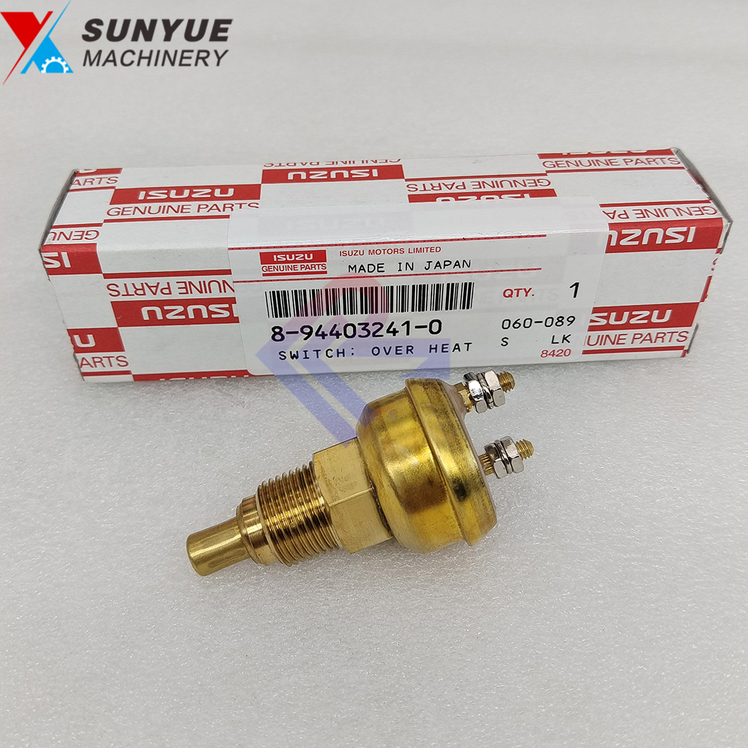 Original Parts Isuzu Thermo Water Overheating Switch Sensor for Excavator 8944032410 8-94403241-0 894403-2410