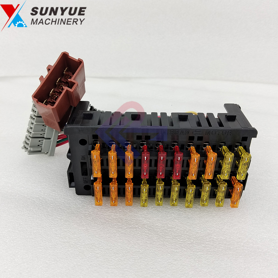 SK60 SK100 SK120 SK200-3 SK200-5 SK200-6 Fuse Box for Excavator Kobelco YN73E00001F1 YN73E00001F2 YN73E00005F1