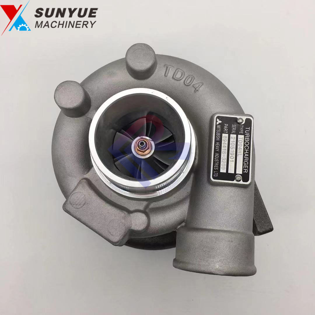 SK120 TD04 Turbocharger Engine Turbo for Excavator Kobelco 894418-3200