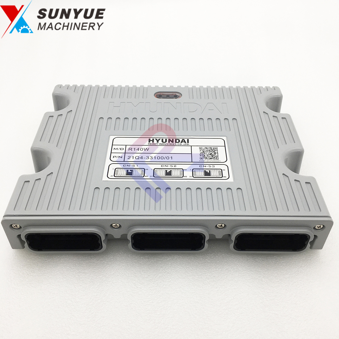 R140W Controller for excavator parts Hyundai Computer Board 21Q4-33100 21Q4-33101