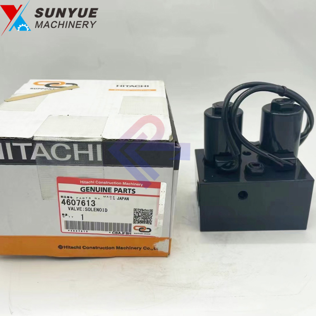 ZX14-3 ZX16-3 ZX18-3 ZX27-3 ZX30U ZX35U ZX38U ZX40U ZX50U ZX52U ZX55UR Solenoid Valve for Hitachi 4607613