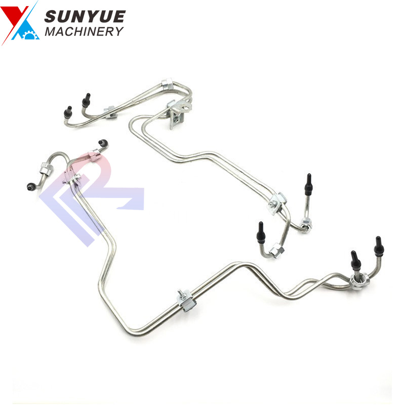 PC60 PC100 4D102 Fuel Injection Piping Pipe Tube Line For Komatsu Excavator