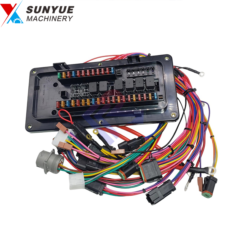 Caterpillar CAT 312C 320C Fuse Box Wiring Harness for excavator spare parts 186-4536 163-6740 199-1267 1864536 1636740 1991267