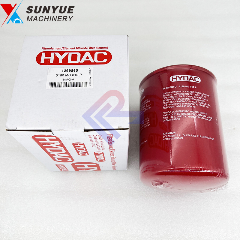 0160MG010P Hydac Filter Construction Machinery Parts Supplier China