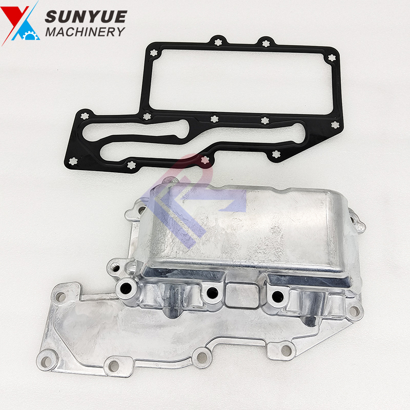 Caterpillar CAT 312D2 312D2GC 313D2 318D2L C4.4 Oil Cooler Housing Cover For Excavator Parts 354-1274 3541274