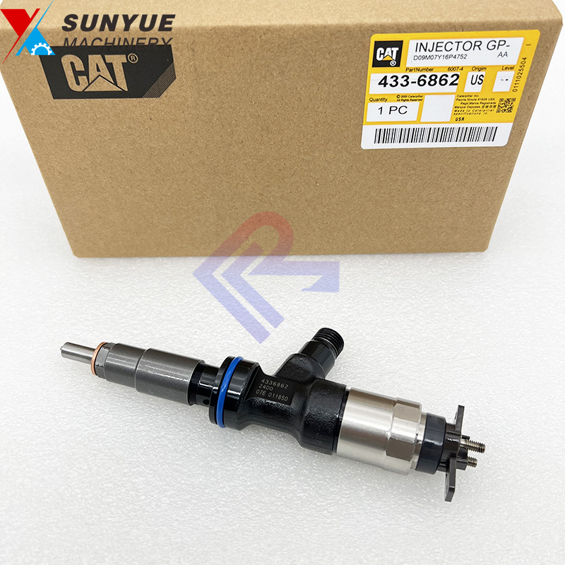 CAT 324EL C7.1 Fuel Injector For Excavator Caterpillar 295050-2400 433-6862 4336862