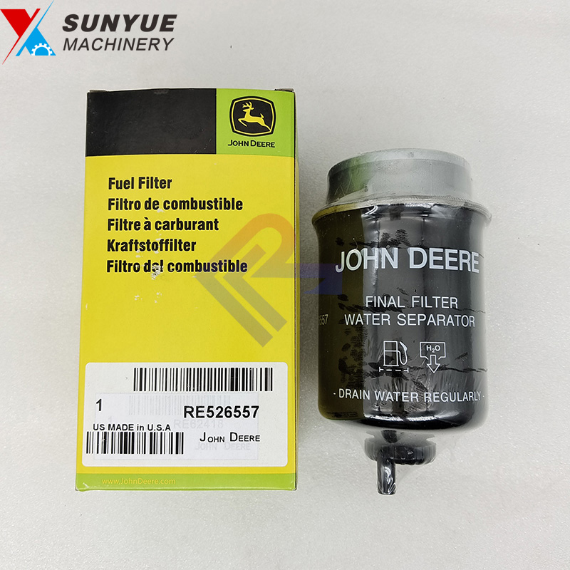 John Deere 810E 1010D 810D 1010E Fuel Filter RE526557