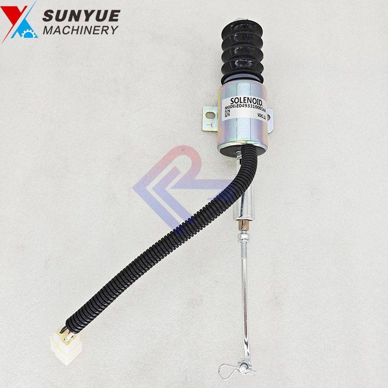 Isuzu 4JB1 Engine Fuel Shutdown Shutoff Stop Solenoid 49331000144 Isuzu 4JB1 Engine Fuel Shutdown Shutoff Stop Solenoid 49331000144